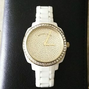 Michael Kors  Ladies diamond/ gold face watch